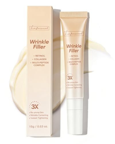 LA.PERSONAL Wrinkle Filler for Deep Wrinkles & Fine Lines - Instant Eye Face Lift Cream with Collagen & Multi-Peptide Complex, 0.53 Oz Avelisse