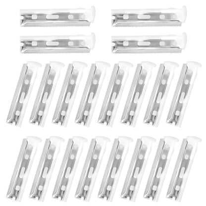 20 Pack Replacement Blades Compatible with Tweezerman Facial Razor - Stainless Steel Face Razor Refills for Women, Peach Fuzz Remover & Exfoliating Razor Blades for Smooth, Radiant Skin