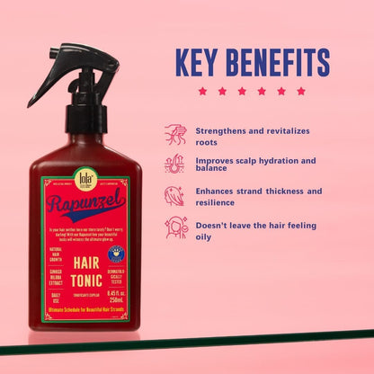 Rapunzel Hair Growth Tonic by Lola From RIO – Red, 8.45 Fl Oz Avelisse