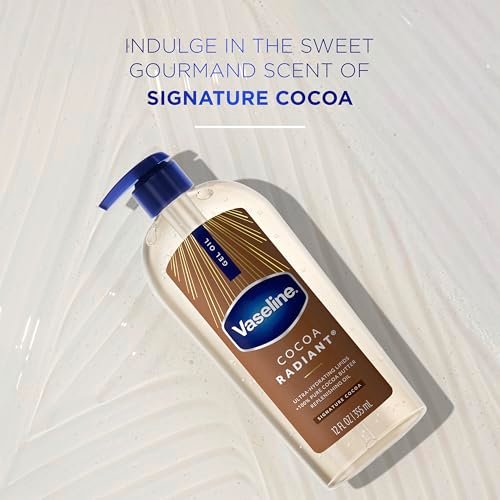 Vaseline Intensive Care Cocoa Radiant Body Gel Oil with 100% Pure Cocoa Butter, 12 oz Avelisse