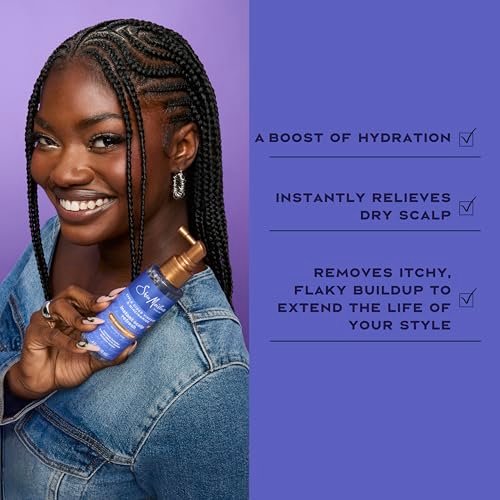 SheaMoisture Instant Scalp Refresh Anti-Dandruff Spray with Salicylic Acid and Scalp Repair Technology, 4 fl oz - görsel 12