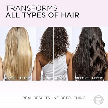 L'Oreal Paris Elvive Glycolic + Gloss High Shine Leave-In Hair Serum, Smooths Dull, Porous Hair, 4.4 Fl Oz