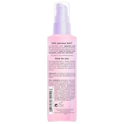 L'Oreal Paris Elvive Glycolic + Gloss Shine Boosting Shampoo, Cleanses and Smooths Dull, Porous Hair Into High-Shine, Glossy Hair, 28 Fl Oz