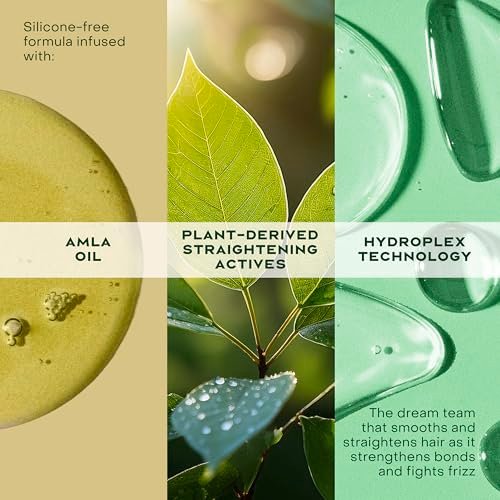 SheaMoisture Silk Press Prep Cream with Plant-Derived Straightening Actives, Alma Oil & Hydroplex Technology – Heat Protection & Curl Preservation, 3.3 fl oz Avelisse