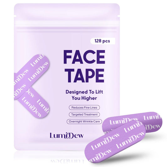LumiDew Smile Line & Anti Wrinkle Patches - Face Tape for Wrinkles, Forehead & Lips, Japanese Face Tape Lifting & Anti Wrinkle Tape for Face, Forehead Wrinkle Patches Overnight Avelisse