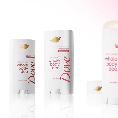 Dove Whole Body Deo Aluminum Free Anti-Chafe Deodorant Stick for Women - Berry Blush, 2.4 oz - görsel 12