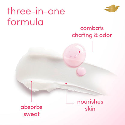 Dove Whole Body Deo Aluminum Free Anti-Chafe Deodorant Stick for Women - Berry Blush, 2.4 oz
