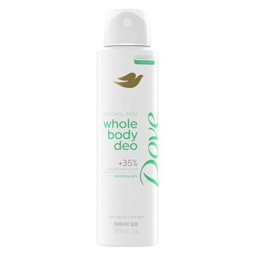 Dove Whole Body Deo Alcohol Free Deodorant Spray for Women - Morning Dew, 4 oz - görsel 2