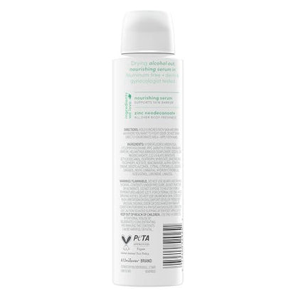 Dove Whole Body Deo Alcohol Free Deodorant Spray for Women - Morning Dew, 4 oz