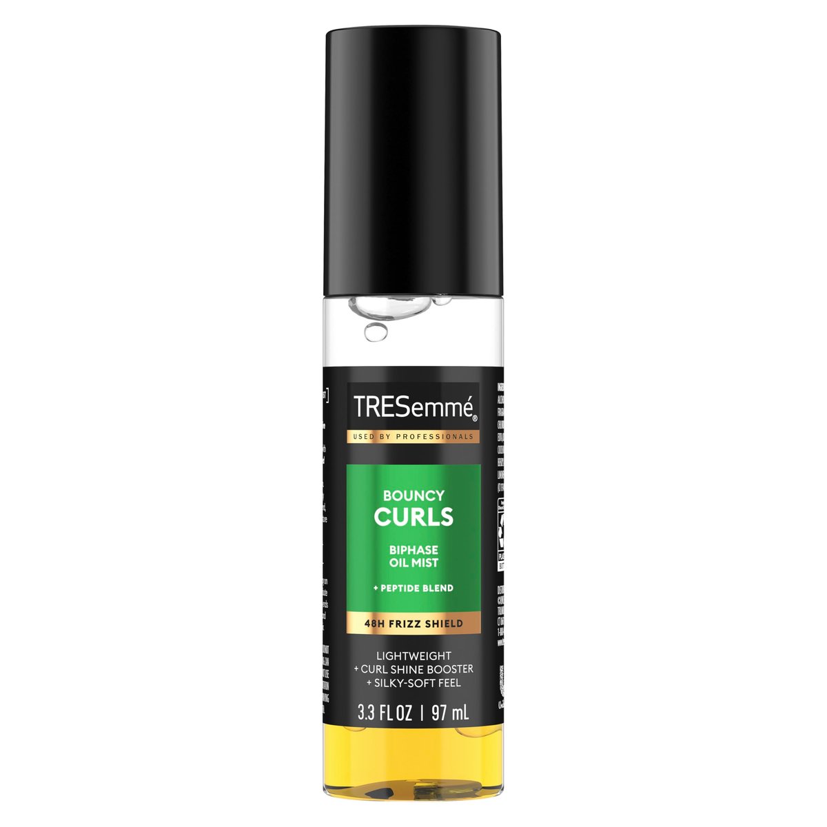 TRESemmé Biphase Oil Mist for Bouncy Curls – 48H Frizz Shield, Peptide Blend, 3.3 fl oz - görsel 1