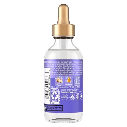SheaMoisture Scalp Repair & Hydrate Anti-Dandruff Serum with Salicylic Acid and Scalp Repair Technology, 2 fl oz - görsel 3