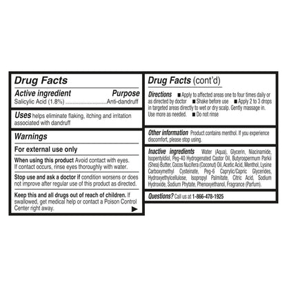 SheaMoisture Scalp Repair & Hydrate Anti-Dandruff Serum with Salicylic Acid and Scalp Repair Technology, 2 fl oz