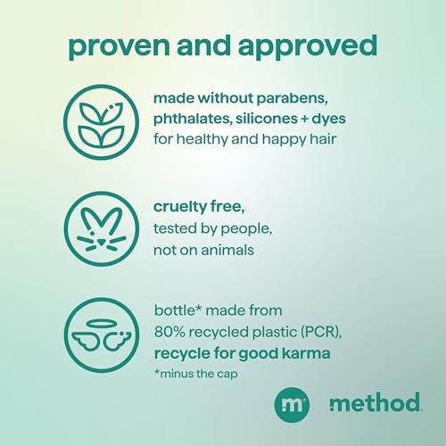 Method Men 2-in-1 Shampoo and Conditioner, Marine + Mist, 14 oz – Cleans and Conditions with Argan and Jojoba Oil, Paraben Free - görsel 12