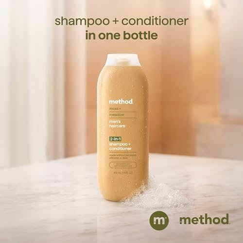 Method Men 2-in-1 Shampoo and Conditioner, Moss + Meadow - 14 oz - görsel 18