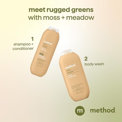 Method Men 2-in-1 Shampoo and Conditioner, Moss + Meadow - 14 oz - görsel 16
