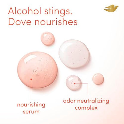 Dove Whole Body Deo Alcohol Free Deodorant Spray for Women, 72-Hour Odor Control, Peach Glow, 4 oz