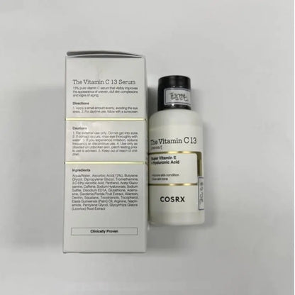COSRX Pure Vitamin C 13% Serum with Vitamin E & Hyaluronic Acid - Hydrating Korean Facial Serum for Fine Lines, Uneven Skin Tone & Dull Skin, 0.67 fl oz Avelisse