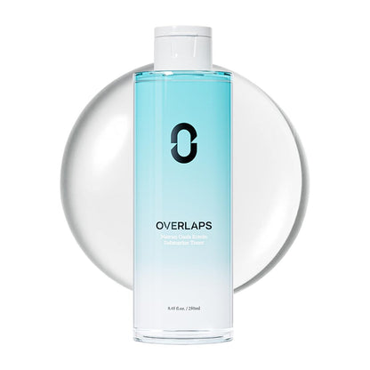 Overlaps 5000ppm Ectoin Calming Toner | Redness Relief & Barrier Repair for Sensitive & Blemish-Prone Skin | Glass Skin Hydration with Hyaluronic Acid & Panthenol | Korean Skincare, 8.45 fl. oz. Avelisse