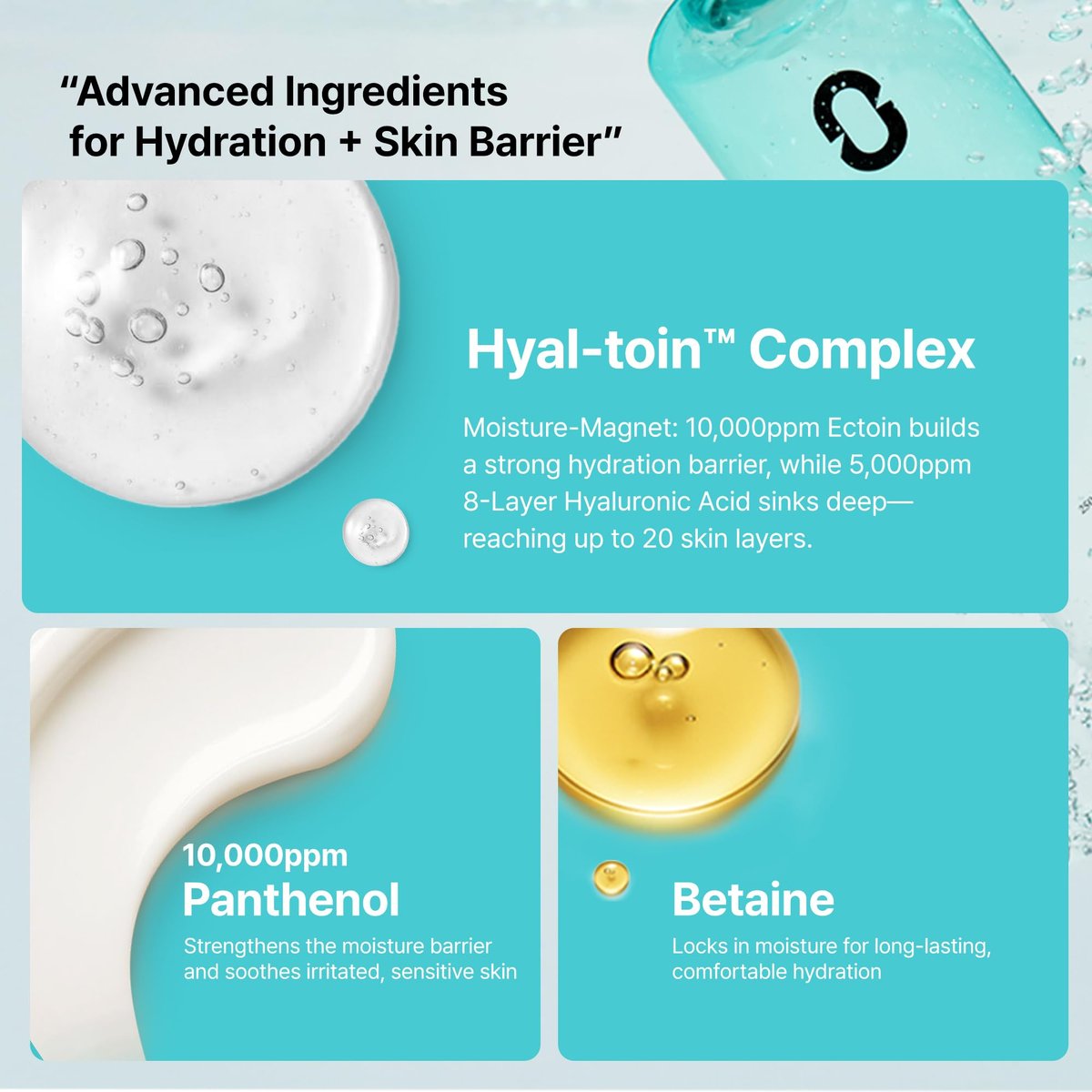 Overlaps 5000ppm Ectoin Calming Toner | Redness Relief & Barrier Repair for Sensitive & Blemish-Prone Skin | Glass Skin Hydration with Hyaluronic Acid & Panthenol | Korean Skincare, 8.45 fl. oz. Avelisse
