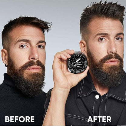 Crownnaturally CNNY Hair Pomade 4oz - Strong Hold & Medium Shine - Professional Barber Grade Styling Wax for Men