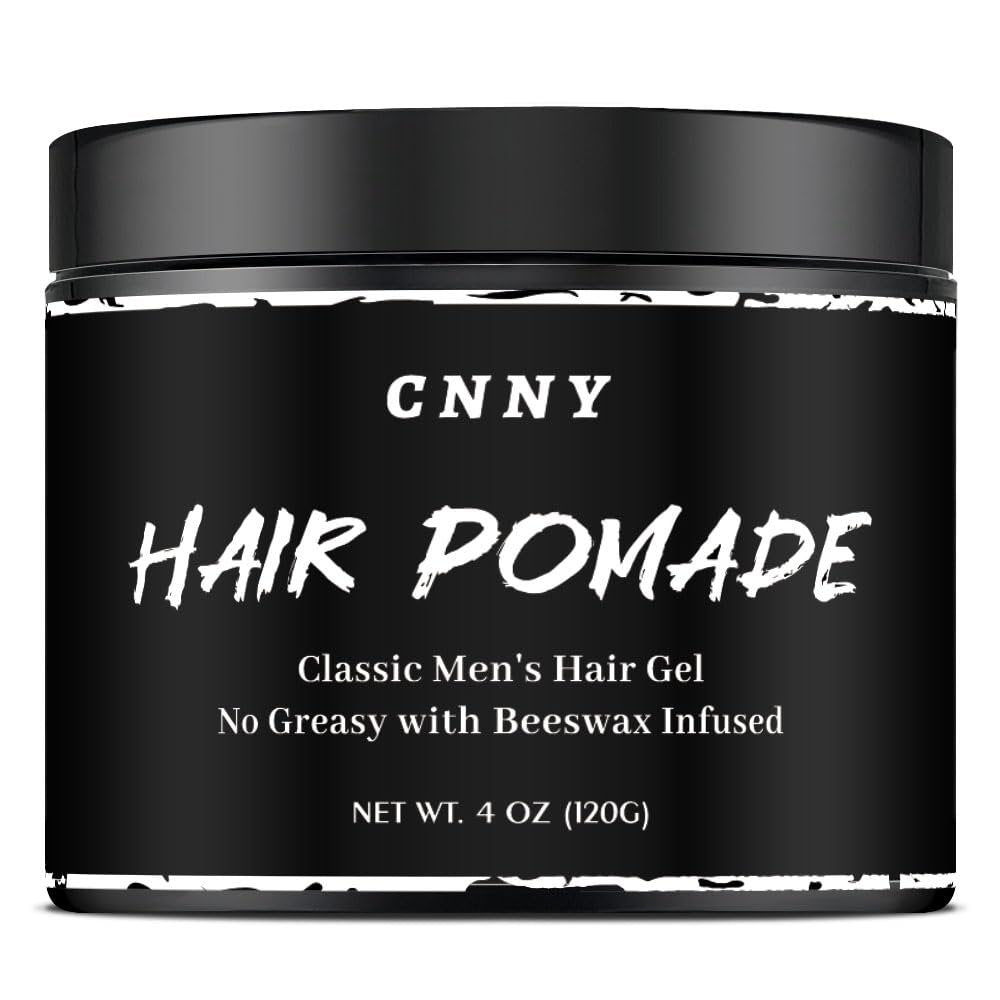 Crownnaturally CNNY Hair Pomade 4oz - Strong Hold & Medium Shine - Professional Barber Grade Styling Wax for Men - görsel 1