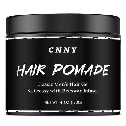 Crownnaturally CNNY Hair Pomade 4oz - Strong Hold & Medium Shine - Professional Barber Grade Styling Wax for Men