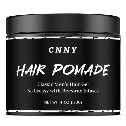 Crownnaturally CNNY Hair Pomade 4oz - Strong Hold & Medium Shine - Professional Barber Grade Styling Wax for Men
