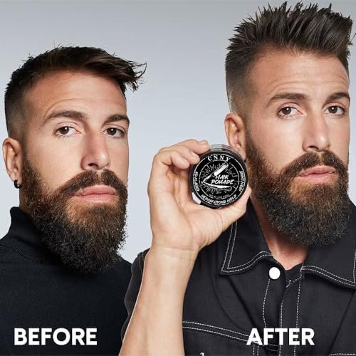 Crownnaturally CNNY Hair Pomade 4oz - Strong Hold & Medium Shine - Professional Barber Grade Styling Wax for Men - görsel 10