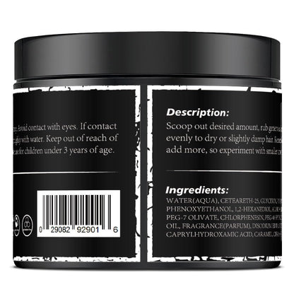 Crownnaturally CNNY Hair Pomade 4oz - Strong Hold & Medium Shine - Professional Barber Grade Styling Wax for Men