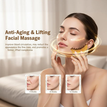 Lymphatic Drainage Face Brush – Dry Brush for Face Lifting & Contour, Soft Bristles, Gua Sha Alternative for Reducing Puffiness & Face Sculpting