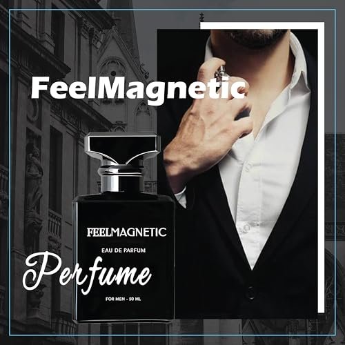 FeelMagnetic Perfume with Pheromones-Infused for Women & Men - Long-Lasting Social Confidence Unisex Fragrance 50ml Avelisse