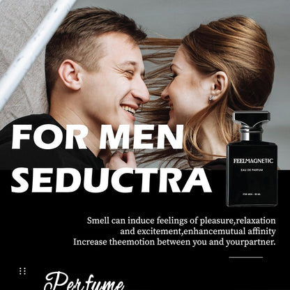 FeelMagnetic Perfume with Pheromones-Infused for Women & Men - Long-Lasting Social Confidence Unisex Fragrance 50ml Avelisse
