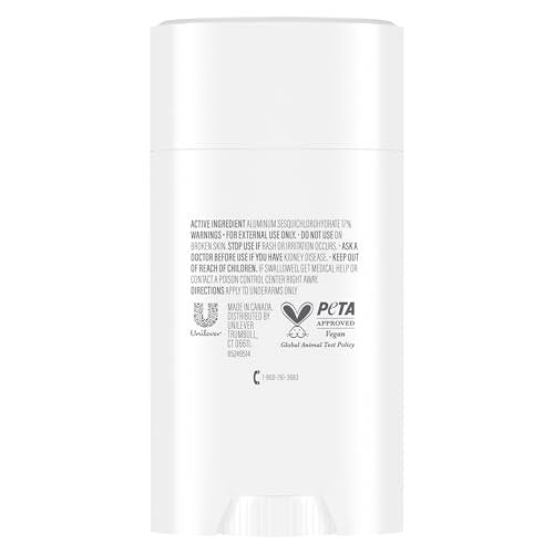 Dove Clinical + Care Antiperspirant Deodorant Invisible Solid Stick for Women, Clean Soft, for Sensitive Skin, Hypoallergenic, 2.6 oz - görsel 4