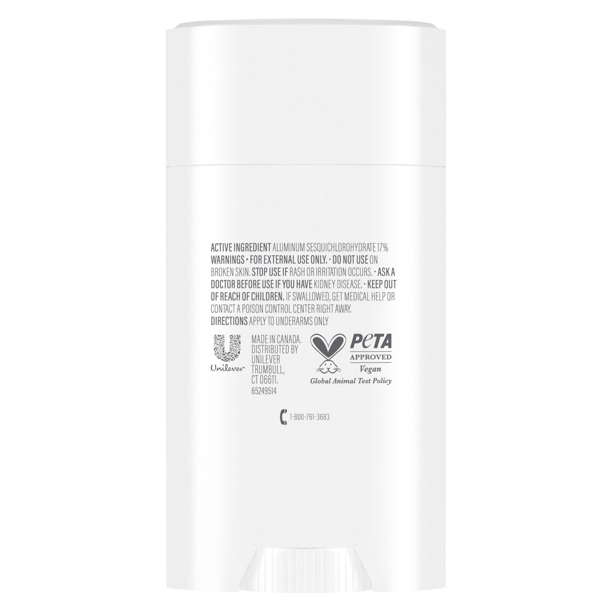 Dove Clinical + Care Antiperspirant Deodorant Invisible Solid Stick for Women, Clean Soft, for Sensitive Skin, Hypoallergenic, 2.6 oz - görsel 3
