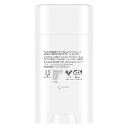 Dove Clinical + Care Antiperspirant Deodorant Invisible Solid Stick for Women, Fresh Peach with Nourishing Serum, 2.6 oz