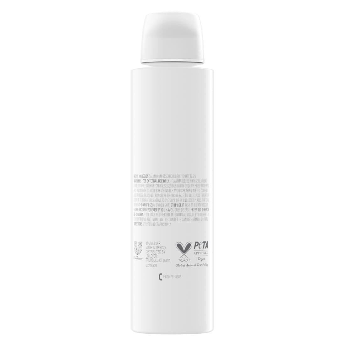 Dove Clinical + Care Antiperspirant Deodorant Dry Spray for Women, Soft Sensitive, Hypoallergenic, 3.8 oz - görsel 9