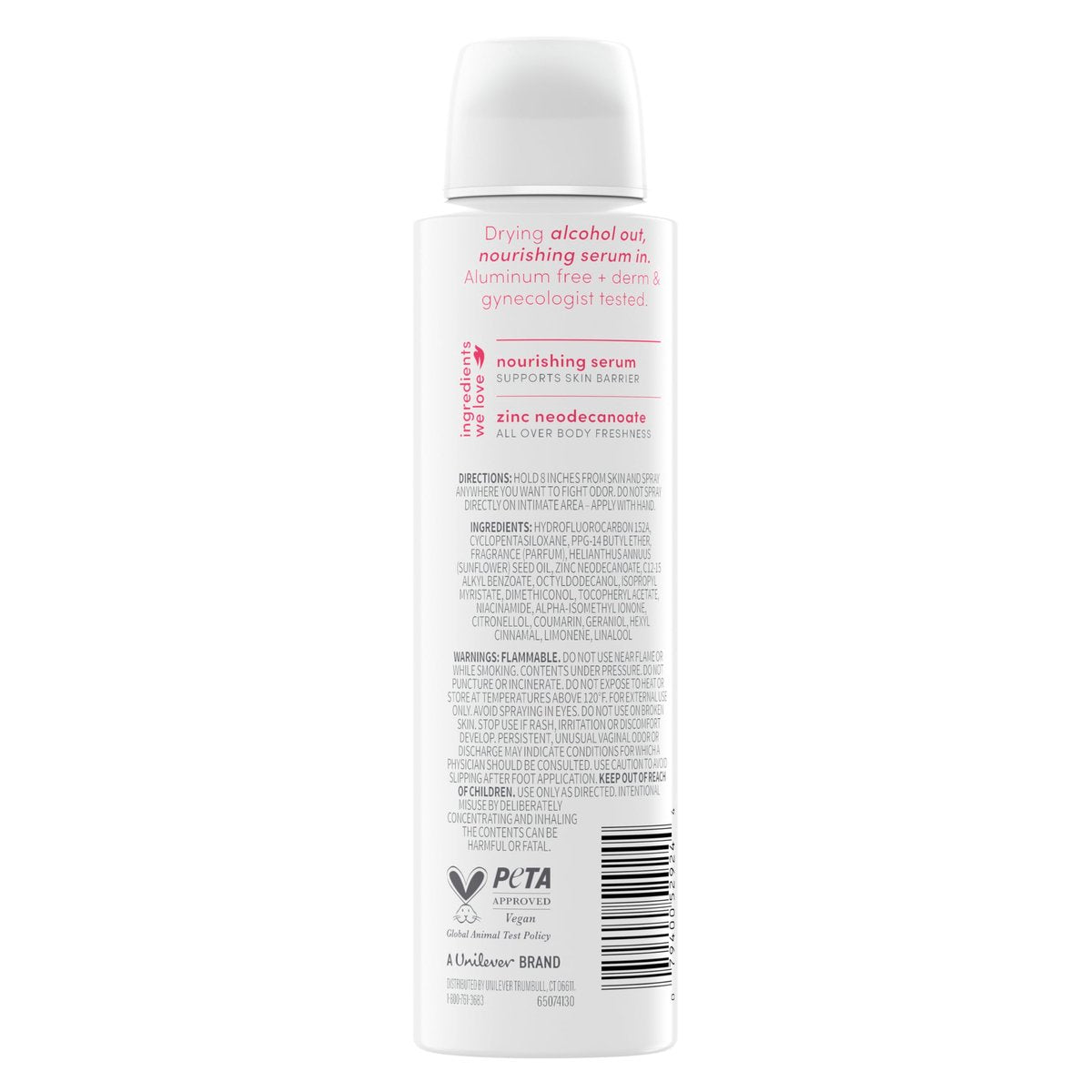 Dove Whole Body Deo Alcohol Free Deodorant Spray for Women, Berry Blush, 4 oz - görsel 3