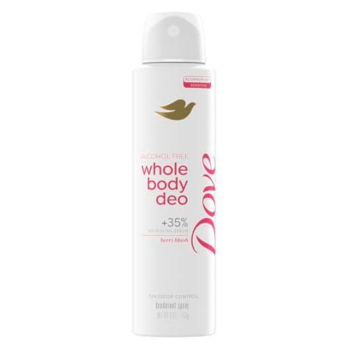 Dove Whole Body Deo Alcohol Free Deodorant Spray for Women, Berry Blush, 4 oz - görsel 2
