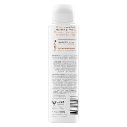 Dove Whole Body Deo Alcohol Free Deodorant Spray for Women, Coconut Vanilla, 4 oz Avelisse