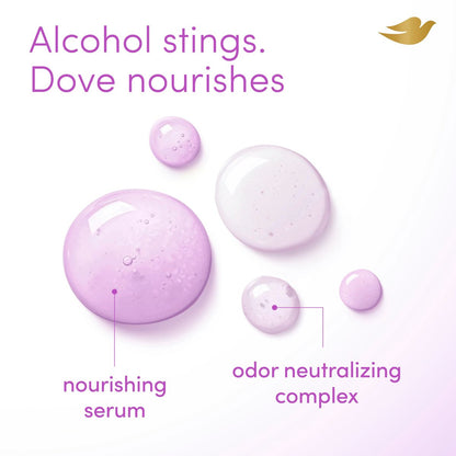 Dove Whole Body Deo Alcohol Free Deodorant Spray for Women, 72-Hour Odor Control, Lavender Bloom, 4 oz