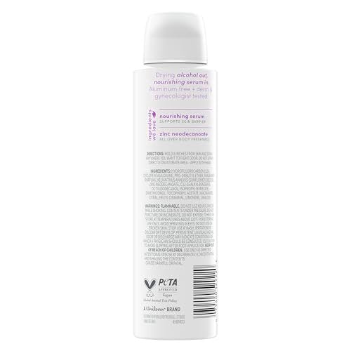 Dove Whole Body Deo Alcohol Free Deodorant Spray for Women, 72-Hour Odor Control, Lavender Bloom, 4 oz - görsel 4