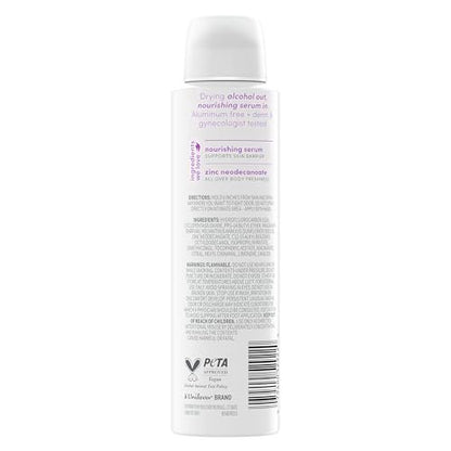 Dove Whole Body Deo Alcohol Free Deodorant Spray for Women, 72-Hour Odor Control, Lavender Bloom, 4 oz