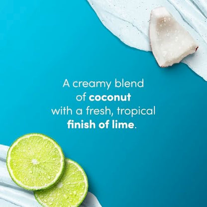 Dove Moisturizing Body Scrub – Coconut & Lime, pH-Balanced Whipped Texture, Skin-Renewing Exfoliator, 15 oz