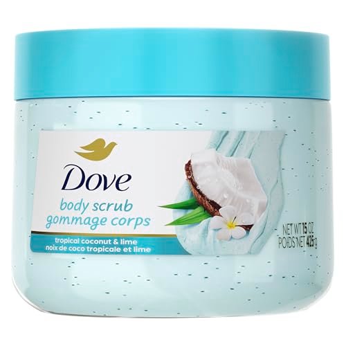 Dove Moisturizing Body Scrub – Coconut & Lime, pH-Balanced Whipped Texture, Skin-Renewing Exfoliator, 15 oz - görsel 2