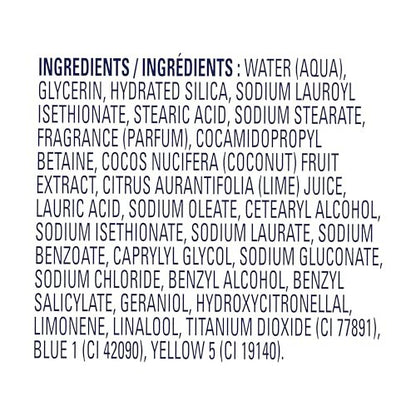 Dove Moisturizing Body Scrub – Coconut & Lime, pH-Balanced Whipped Texture, Skin-Renewing Exfoliator, 15 oz