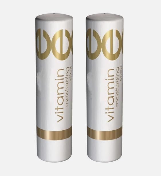 Vitamin E Lip Balm Chapstick - Moisturizing Lip Stick for Dry Lips, Natural 2 Pack, Made in USA Avelisse