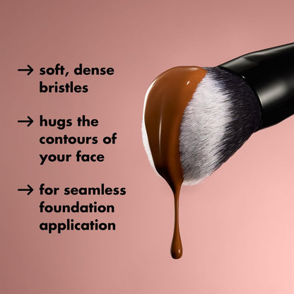 e.l.f. Smooth Swipe Foundation Brush – Face Makeup Brush for Natural Finish, Liquid & Cream Formulas, Vegan & Cruelty-Free