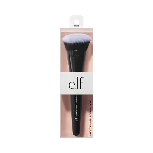 e.l.f. Smooth Swipe Foundation Brush – Face Makeup Brush for Natural Finish, Liquid & Cream Formulas, Vegan & Cruelty-Free - görsel 14