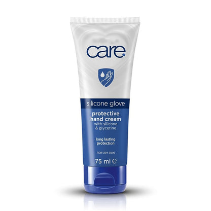 Care Silicone Glove Hand Cream with Glycerine, Almond Oil & Vitamin E - 2.5 fl oz Protective Moisturizing Barrier for Dry Skin