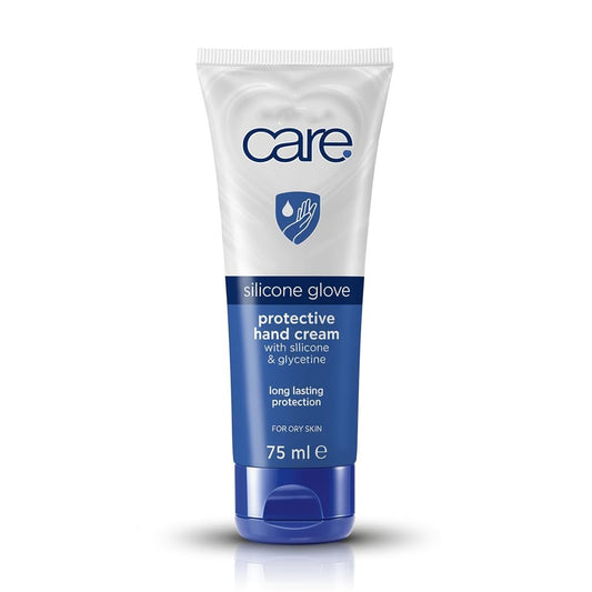 Care Silicone Glove Hand Cream with Glycerine, Almond Oil & Vitamin E - 2.5 fl oz Protective Moisturizing Barrier for Dry Skin